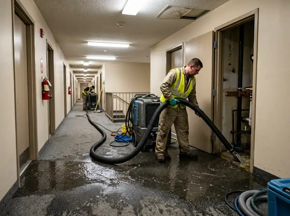 multi-unit-apartment-hallway-f-005 — frequently asked questions, Emergency Burst Pipe Water Extraction & Removal in York, AL